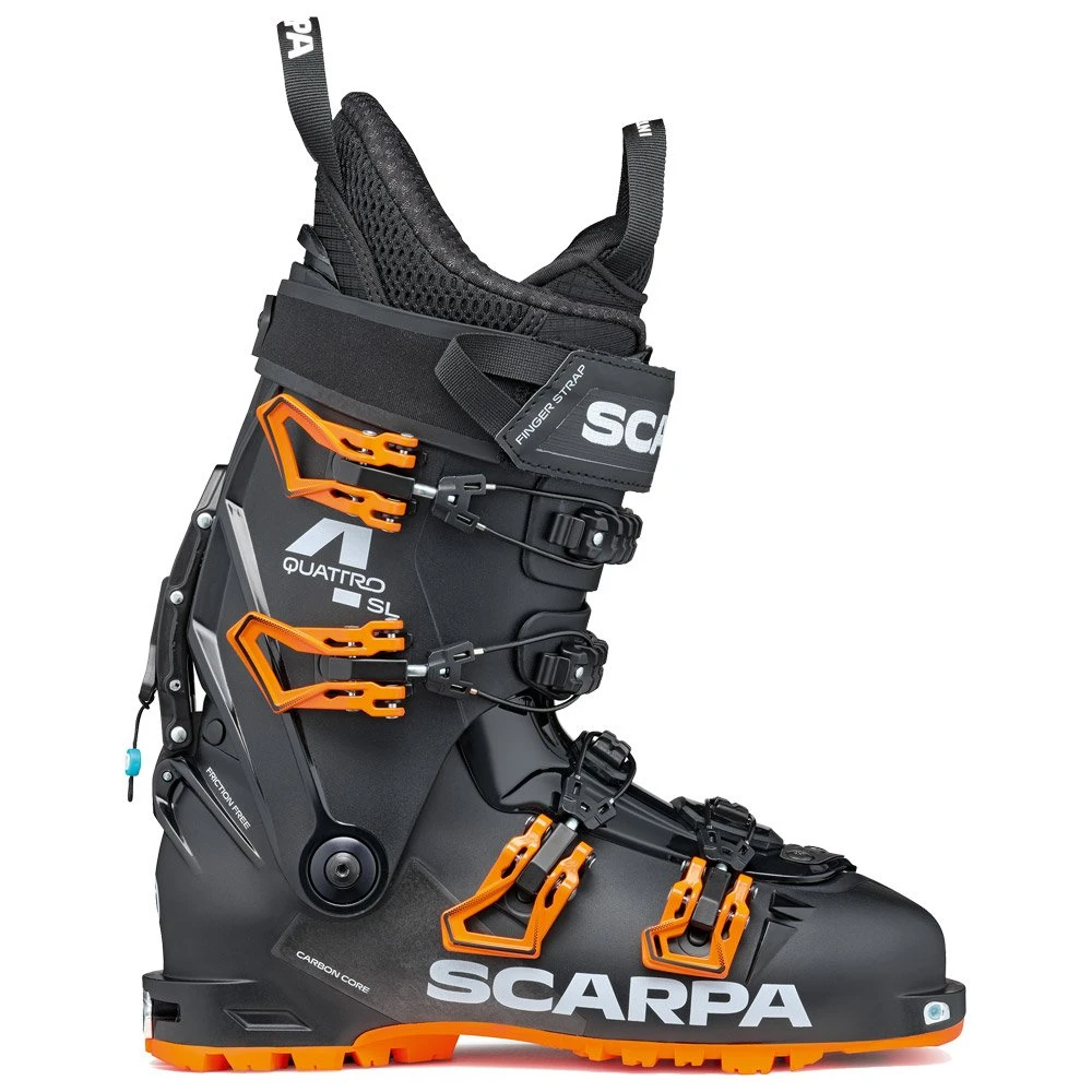 Chaussures De Ski Randonnée Scarpa 4-Quattro Sl Black Orange 1 Chaussures De Ski Randonnée Scarpa 4-Quattro Sl Black Orange