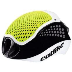 Casque Ski-roue Catlike Cloud 352 White/Black/Yellow Flash