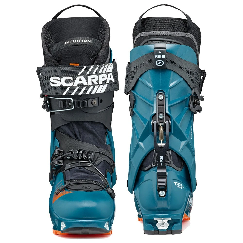 Chaussures De Ski Randonnée Scarpa F1 Gt Petrol Orange 3 Chaussures De Ski Randonnée Scarpa F1 Gt Petrol Orange – Image 3