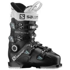 Matériel De Ski 38 Chaussures De Ski Salomon Select HV 70 W Black Blue Belluga