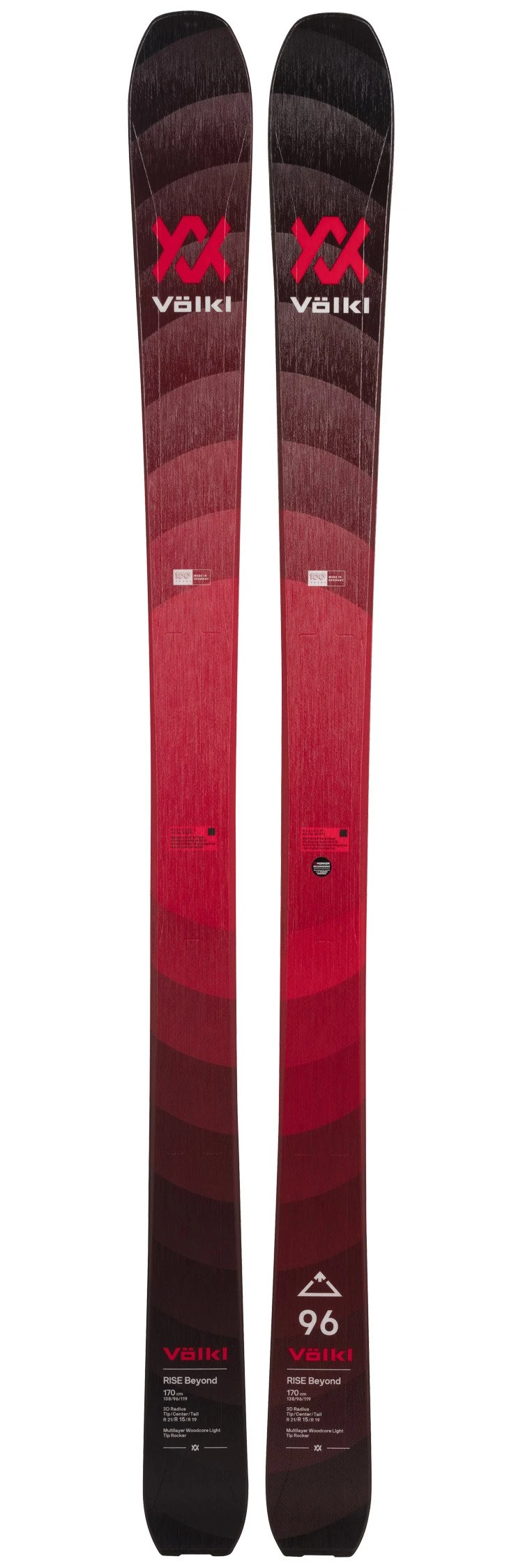 Ski Volkl Rise Beyond 96 1 Ski Volkl Rise Beyond 96