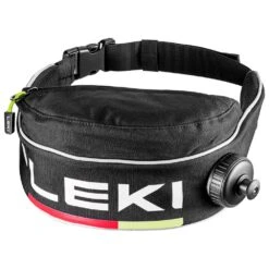 Porte-Gourde Leki Drinkbelt Thermo Black Bright Red Neon Yellow