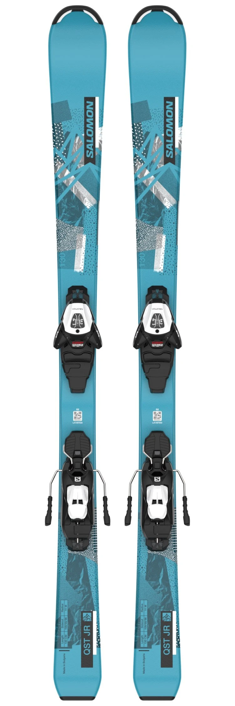 Kit Ski Salomon L Qst Jr M + L6 Gw 1 Kit Ski Salomon L Qst Jr M + L6 Gw
