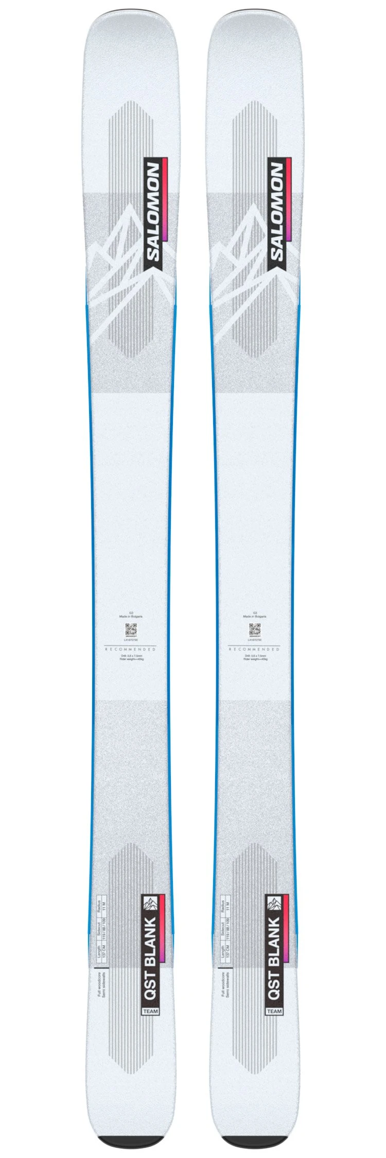 Ski Salomon Qst Blank Team 1 Ski Salomon Qst Blank Team