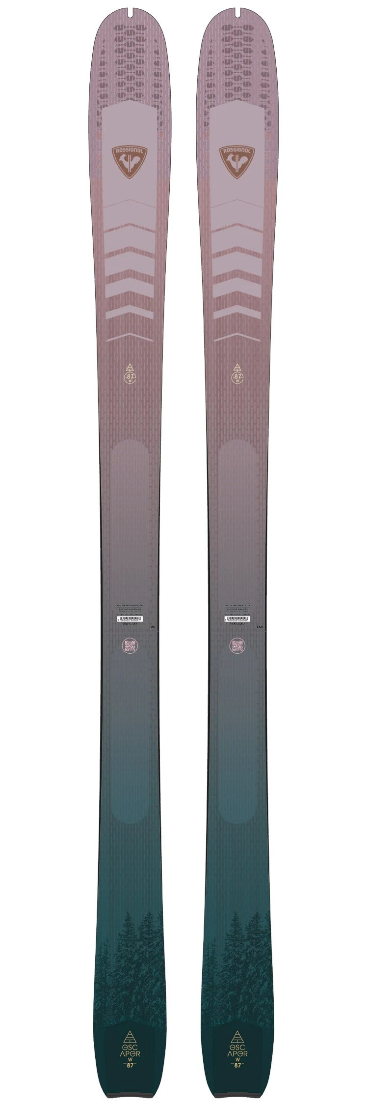 Ski Rossignol Escaper W 87 1 Ski Rossignol Escaper W 87
