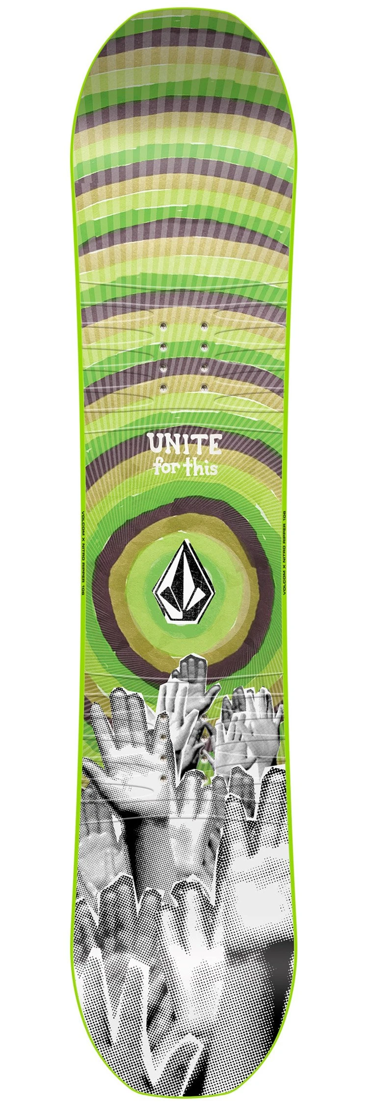 Planche Snowboard Nitro Ripper Kids X Volcom 1 Planche Snowboard Nitro Ripper Kids X Volcom