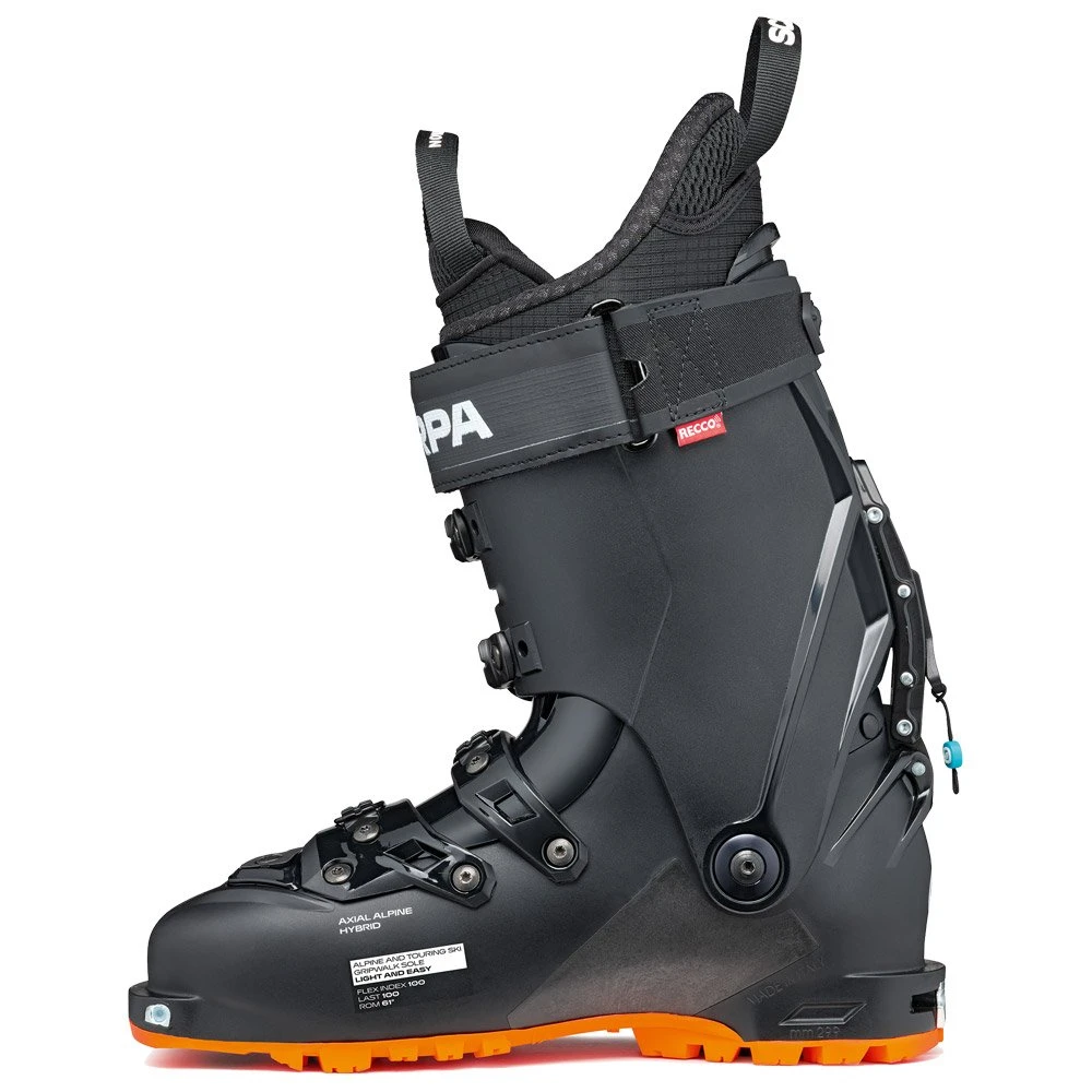 Chaussures De Ski Randonnée Scarpa 4-Quattro Sl Black Orange 2 Chaussures De Ski Randonnée Scarpa 4-Quattro Sl Black Orange – Image 2